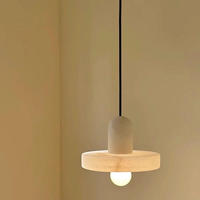 Luminaires suspendus en albâtre naturel pour îlot de cuisine, lustre à abat-jour en marbre, luminaires dorés, marbre blanc pour chambre à coucher