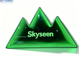 Lámpara Nocturna LED SKYSEEN de Doble Capa Acrílica USB con Efecto Infinito, Cambio de Color, Túnel 3D, Control Remoto, Decorativa para Bar - Product Image 1