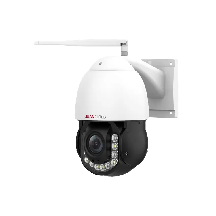 4.5 Inch Zoom 6 White Led 6 Ir Led Irled 70M Fill Light Outside Dome Security Camera 4MP Camera