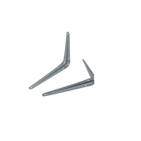 Support d'angle mural en métal en forme de L robuste ROEASY pour étagères, accessoires de mobilier
