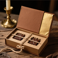 Embalaje de papel de lujo personalizado para 4 6 8 12 16 20 32 piezas Caja de dulces de estilo moderno de chocolate con divisor