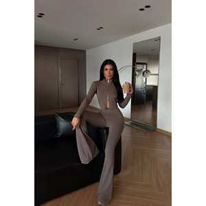 Conjunto Deportivo Bericca Stone, Cortavientos, Transpirable, Talla Grande, con Capucha, Diseño Estampado con Efecto Ácido, Ropa Casual Urbana para Primavera - Product Image 4