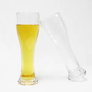 Caneca de vidro personalizada bpa, logotipo livre de 650ml, 1 litro, caneca de vidro de cerveja