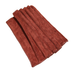 Gorro de secado de cabello de microfibra engrosada de color marrón liso para mujer, absorbente, para uso doméstico, transfronterizo - Product Image 2