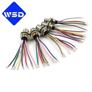 Câble de connexion aviation étanche WSD Factory OEM personnalisé GX12 GX16 à joint de bout, 2-10 broches, faisceau de câblage - Product Image 1