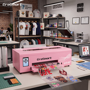 Machine d'impression de t-shirts multicolores américaine, stock entrepôt US, 30 cm, petite imprimante numérique, garantie 3 ans, tête d'impression Epson, imprimante DTF A3 - Product Image 1