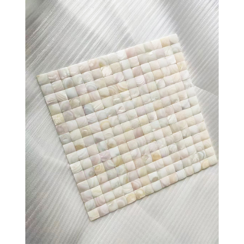 Мозаика из чистого натурального материала в виде белой ракушки для бассейна-мозаика для украшения стен и пола