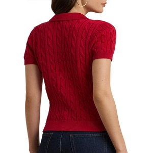 <span class=keywords><strong>Polo</strong></span> Personalizzate da <span class=keywords><strong>Donna</strong></span> in Maglia di Alta Qualità a <span class=keywords><strong>Manica</strong></span> Corta - Product Image 2