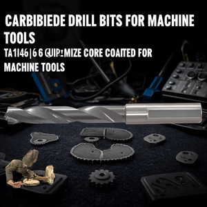 Carbide <b>Drill</b> Bit Ta1046 6 <b>Guide</b> Pads Optimized Core Coated For Machine Tools - Product Image 3