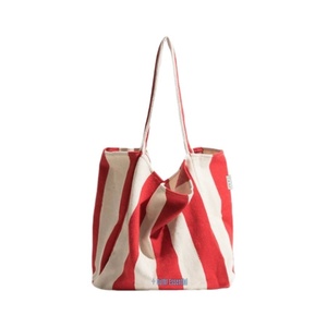 Large Eco Friendly Low MOQ Printed Canvas Tote <b>Bags</b> Embroidery Chains Two Handles <b>Shoulder</b> <b>Strap</b> Custom Logo TC Brand Button - Product Image 1
