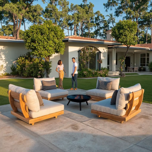 Mobilier <span class=keywords><strong>de</strong></span> <span class=keywords><strong>jardin</strong></span> extérieur moderne <span class=keywords><strong>de</strong></span> luxe Grandes chaises <span class=keywords><strong>de</strong></span> patio pour hôtels et patios pour cours et entrées Liquidation des soldes - Product Image 2