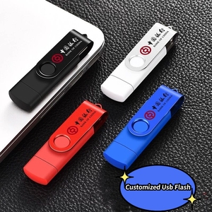 Hot bán Kim loại OTG USB Flash Drive Micro USB và PC 4GB 8GB 16GB 32GB 64GB 128GB <span class=keywords><strong>Memory</strong></span> Stick với biểu tượng tùy chỉnh - Product Image 5