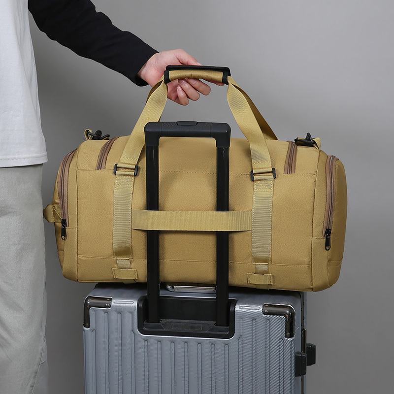High-Quality 900D Oxford Waterproof Gym Bag – Large Travel Duffel with Shoe Compartment - View 3
