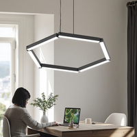 Lampes murales LED d'intérieur avec corps de lampe en aluminium et plastique, design moderne, montage en surface