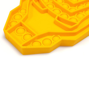Silicone Fidget Toy Iron Man Pop It Bubble Mat For Children Early Education Toy Food Grade Material Unisex - Product Image 1