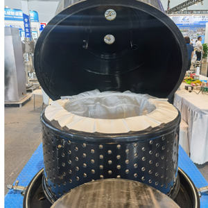 Type de plaque en acier inoxydable à haute efficacité extracteur hydraulique de blanchisserie utilisé commercial essoreuse centrifuge centrifugeuse à plaque plate - Product Image 4