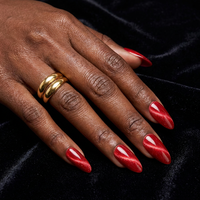 Uñas Postizas de Ojo de Gato al por Mayor, Listas para Enviar, Forma de Almendra, Multicolores, Magnéticas, de Terciopelo, Uñas Artificiales con Logotipo Personalizado, Reutilizables