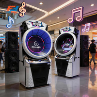 Machine de jeu d'arcade commerciale WACCA Japanese Rhythm, à monnayeur, avec écran tactile circulaire incurvé, meuble musical en métal, garantie 1 an