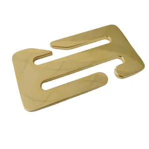 Op Maat Gemaakte Luxe Gold Plating Metalen Servet Ring Tafel Servet Clip Voor Restaurant Bruiloft