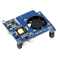 Carte de développement d'extension d'alimentation PoE pour Raspberry Pi 4B/3B+, convertisseur DC/DC, module dissipateur thermique compatible Linux