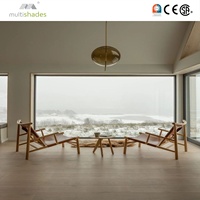 MULTISHADES Fenêtre fixe sans cadre moderne offrant des vues panoramiques sans obstruction pour les bâtiments résidentiels de luxe