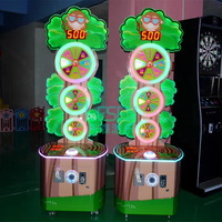 Machine de jeu d'arcade à monnayeur à 3 niveaux sur le thème des singes, avec roue de la chance et système de récompense, équipement de divertissement commercial pour enfants pour centre de jeux