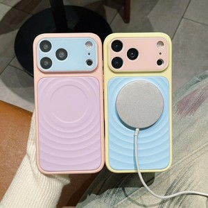 เคสโทรศัพท์มือถือ Fashion Dopa Mine Magnetic Wave สำหรับ iPhone 18 17 16 15 Pro Max สีนีออนด้าน ป้องกันการกระแทก - Product Image 2