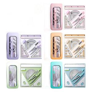 Occhi goniometro righello quadrato e bussola matematica 8 pezzi Set strumenti di disegno multifunzionali <span class=keywords><strong>per</strong></span> gli studenti delle scuole <span class=keywords><strong>medie</strong></span> - Product Image 6