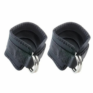 Correa de Tobillo para Gimnasio, Doble Anillo en D, Ajustable, para Levantamiento de Pesas y Ejercicios de Piernas, Gran Venta - Product Image 1