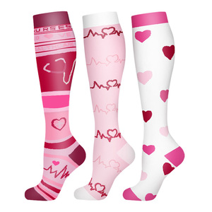 ถุงเท้ารัดกล้ามเนื้อสำหรับวิ่งกลางแจ้ง หลายสี ความยาวถึงเข่า สำหรับผู้ชายและผู้หญิง จากผู้ผลิต - Product Image 4