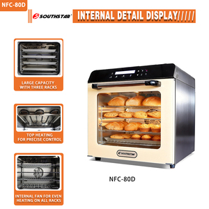 <span class=keywords><strong>Four</strong></span> à convection électrique portable Southstar à 4 plateaux, contrôle numérique, 220V, cuisson à température précise, usage commercial, faible consommation d'énergie - Product Image 4