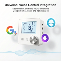 Termostato Digital para Caldera de Gas de 220V, Termostato de Pared para Sistema de Calefacción, Programable