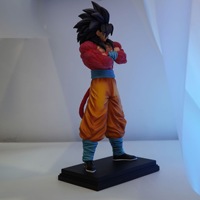 Super Four Goku Sculpture à double tête Vegeta en pose debout Saiyan Anime PVC Figurine d'action de dessin animé