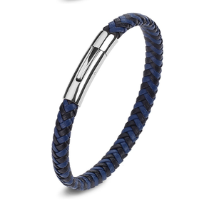 Bracelet en cuir fait main pour hommes bracelets en cuir tressé pour hommes - Product Image 4