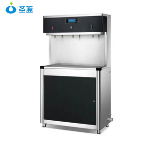 Stainless Steel Floor Mounted <b>Hot</b> <b>Cold</b> Water Dispenser Commercial School Use - Product Image 3