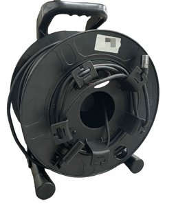 Enrouleur de câble d'extension Ethernet Cat5e Cat6 de 100 mètres pour l'intérieur et l'extérieur, 305m de <span class=keywords><strong>fibre</strong></span> de cuivre avec gaine en PVC, connecteur RJ45, bouclier UTP - Product Image 1