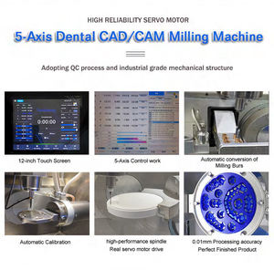 Nuovo T20 studio/laboratorio CAD CAM 5 assi Zirconia PMMA metallo fresatrice bagnato e secco integrato di taglio della protesi - Product Image 6