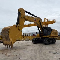 Excavatrice sur chenilles hydraulique Caterpillar CAT374 de marque japonaise, 74 tonnes, grande pelle minier lourde, CAT374 d'occasion à vendre