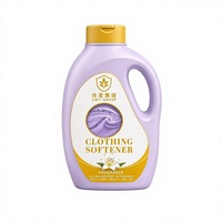 Lessive liquide adoucissante pour vêtements en verre découpé en cercle, parfum lavande, fraîcheur longue durée, produits de nettoyage