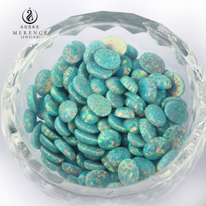 Merence <span class=keywords><strong>opale</strong></span> Cabochon sintetico taglio ovale colorato di alta qualità - Product Image 6