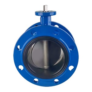 Válvula de Doble Brida DN 80 con Asiento Flexible Reemplazable, Estándar DIN, para Alta Temperatura, Manual, para Aceite - Product Image 1