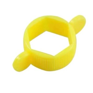 Llave de instalación de manguera flexible de 4 pulgadas, material ABS, conector hexagonal de plástico duradero para accesorios de tubería corrugada - Product Image 2