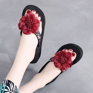 Verão Flip-flops Mulheres Desgaste Artesanal Flor Flip-flops - Product Image 1