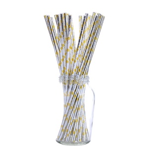 Pailles en papier biodégradables jetables écologiques, <span class=keywords><strong>prix</strong></span> d'usine, pour le thé, nouveauté - Product Image 1