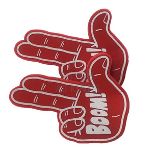 Esponja de espuma EVA ligera con forma de mano de cinco dedos, impresa, para equipos de porristas - Product Image 1