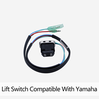 Panel de Control Frontal con Interruptor de Encendido y Interruptor de Inclinación/Trimado Eléctrico para Motores Fuera de Borda Yamaha, Mercury, Suzuki