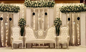 Conjunto de Sofás para Escenario de Boda Estilo Maharaja, Sofá para Recepción de Boda India, Sofá/Couch para Novios en Venta - Product Image 2
