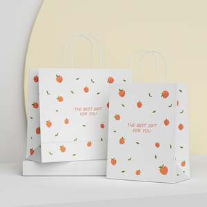 Bolsas de Papel Kraft Clásicas para Cumpleaños con Logotipo Personalizado, Bolsas de Regalo de Lujo con Asas de Cuerda, Reciclables, Reutilizables y Duraderas - Product Image 2