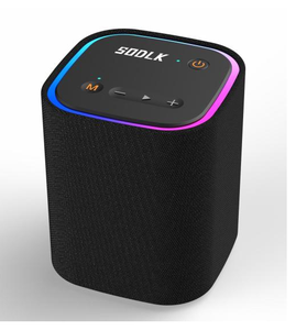 Altoparlanti portatili SODLK TX10 15W, mini altoparlante impermeabile IPX6 con audio stereo potente, RGB, TWS, dimensioni ridotte per viaggi e sport - Product Image 1