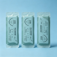 Sutures résorbables Polyglactin 910 pour hôpitaux vétérinaires, 2/0 3/0, pour animaux (chiens, chats), usage vétérinaire, chirurgie, diverses formes d'aiguilles, OEM